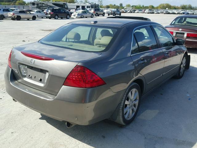 1HGCM66596A074674 - 2006 HONDA ACCORD EX GRAY photo 4