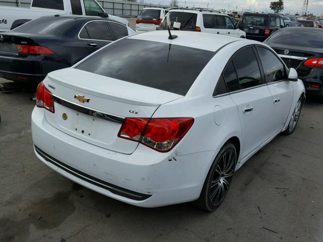 1G1PH5SC1C7348955 - 2012 CHEVROLET CRUZE LTZ WHITE photo 4