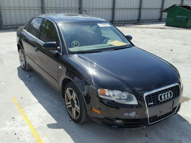 WAUAF78E68A026312 - 2008 AUDI A4 2.0T BLACK photo 1