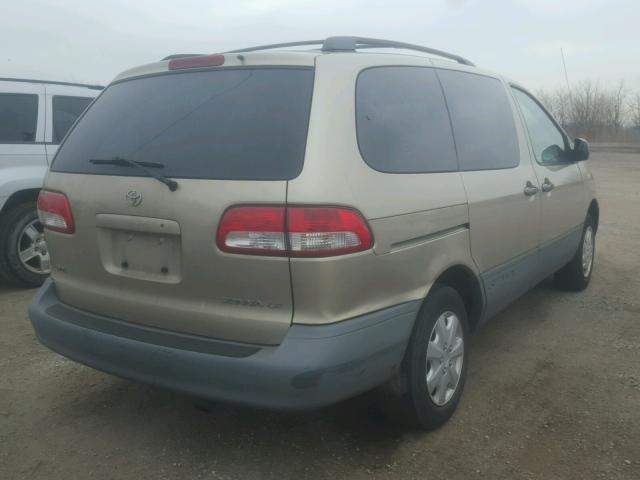 4T3ZF13CX1U342618 - 2001 TOYOTA SIENNA LE TAN photo 4