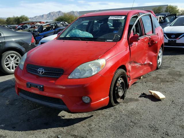 2T1KR32E56C587710 - 2006 TOYOTA COROLLA MA RED photo 2