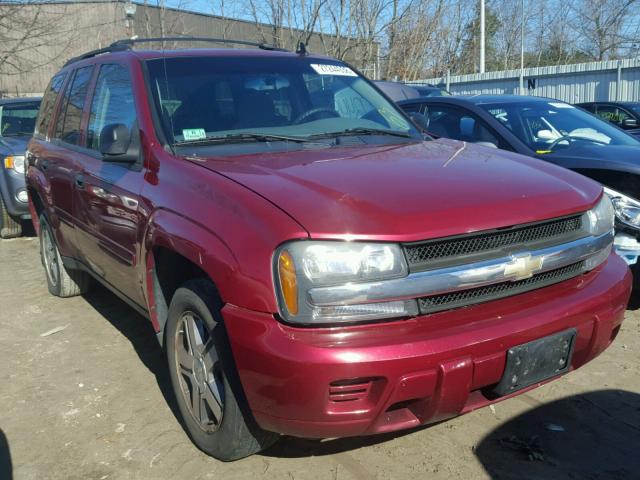 1GNDT13S962342742 - 2006 CHEVROLET TRAILBLAZE RED photo 1