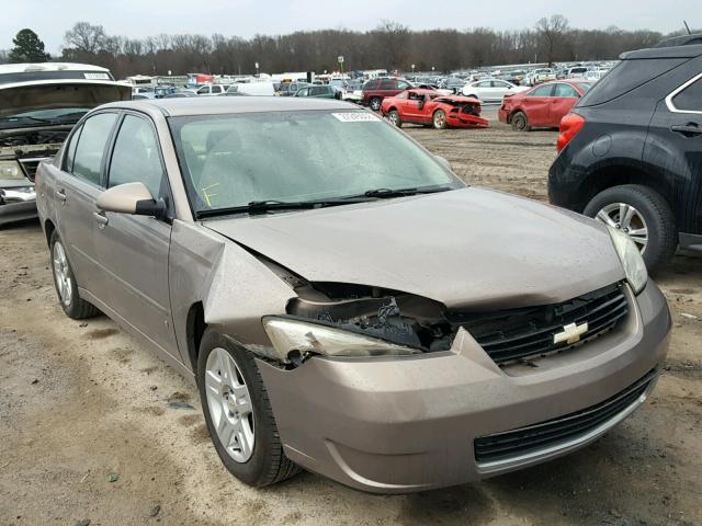 1G1ZT58N67F184789 - 2007 CHEVROLET MALIBU LT BROWN photo 1