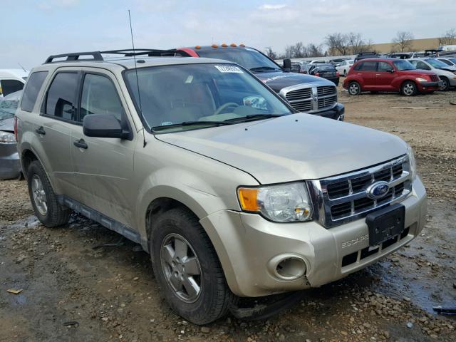 1FMCU0DGXAKB75513 - 2010 FORD ESCAPE XLT TAN photo 9