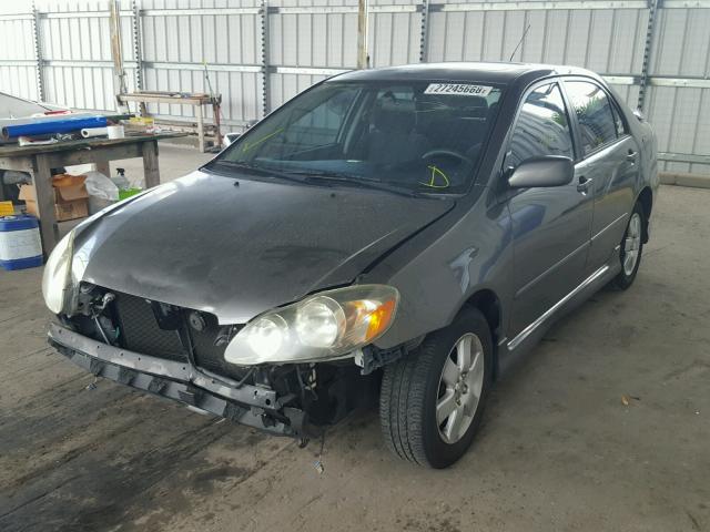 2T1BR32E07C744416 - 2007 TOYOTA COROLLA CE CHARCOAL photo 2