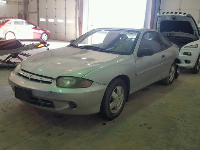 1G1JF12F257115636 - 2005 CHEVROLET CAVALIER L SILVER photo 2