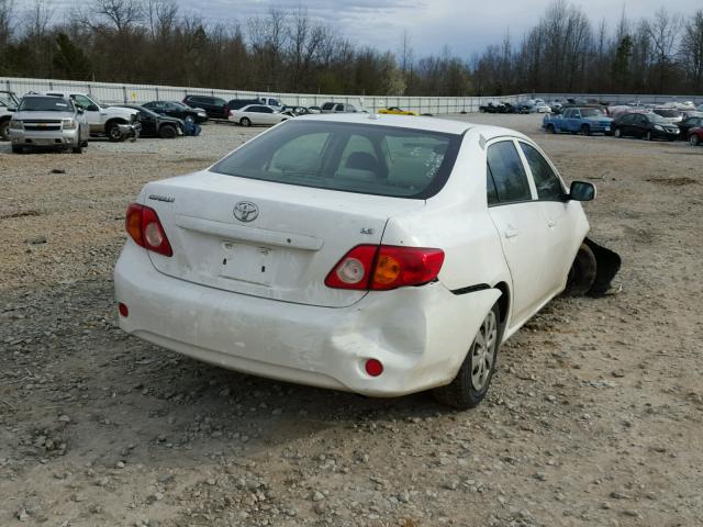 JTDBL40E09J000347 - 2009 TOYOTA COROLLA LE WHITE photo 4