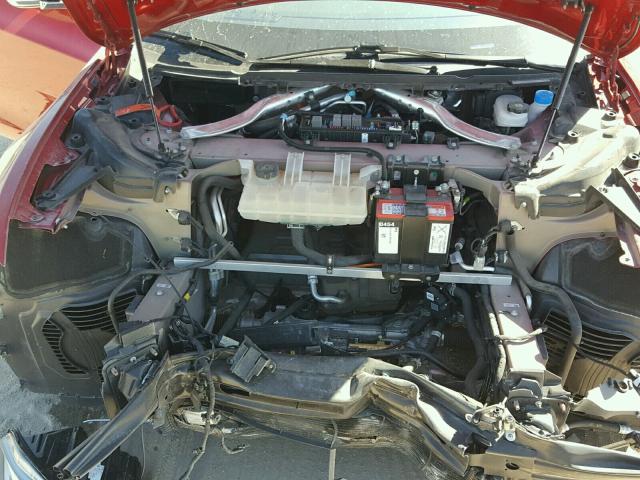 5YJSA1E19HF210364 - 2017 TESLA MODEL S Կարմիր լուսանկար 7