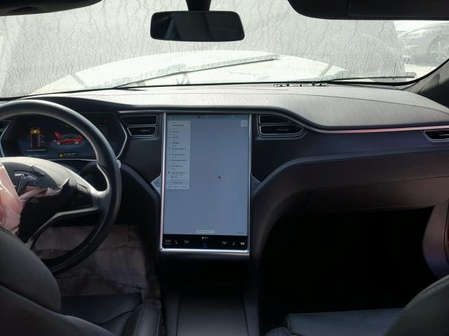 5YJSA1E19HF210364 - 2017 TESLA MODEL S Կարմիր լուսանկար 9