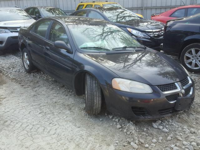 1B3EL46R56N118813 - 2006 DODGE STRATUS SX BLACK photo 1