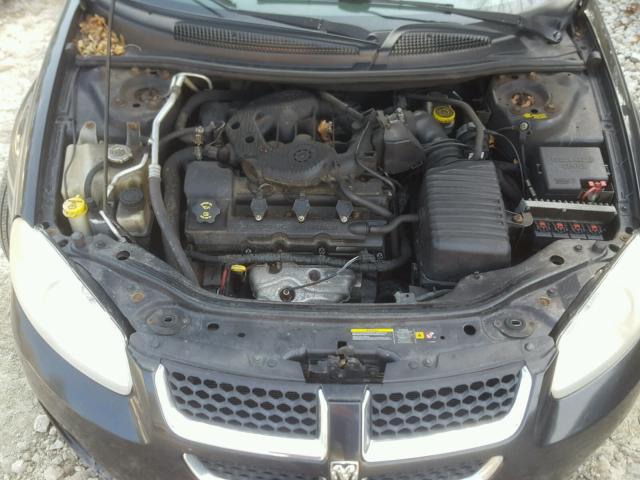 1B3EL46R56N118813 - 2006 DODGE STRATUS SX BLACK photo 7