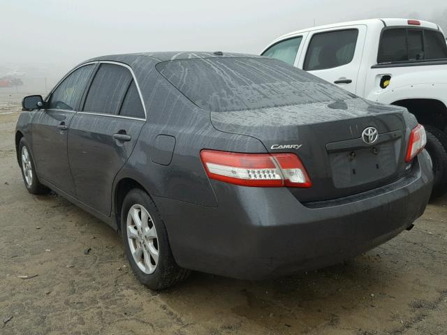 4T1BF3EK5BU183938 - 2011 TOYOTA CAMRY BASE CHARCOAL photo 3