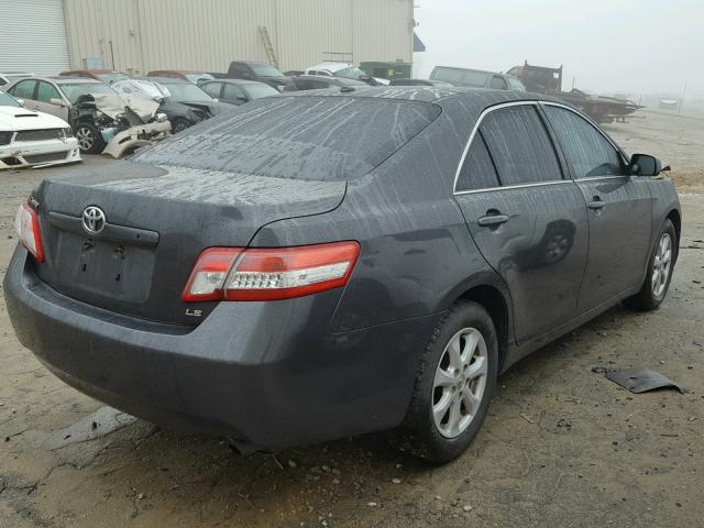 4T1BF3EK5BU183938 - 2011 TOYOTA CAMRY BASE CHARCOAL photo 4