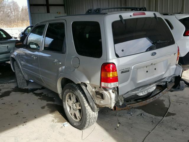 1FMYU94145KB76152 - 2005 FORD ESCAPE LIM SILVER photo 3