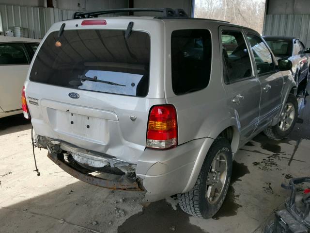 1FMYU94145KB76152 - 2005 FORD ESCAPE LIM SILVER photo 4