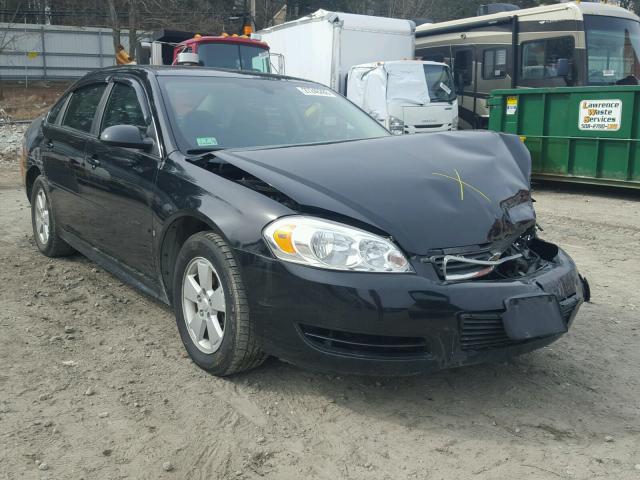 2G1WT57KX91271437 - 2009 CHEVROLET IMPALA 1LT BLACK photo 1