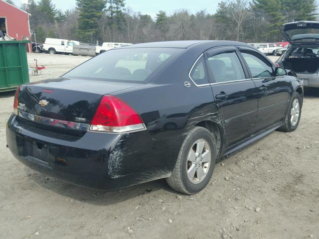 2G1WT57KX91271437 - 2009 CHEVROLET IMPALA 1LT BLACK photo 4