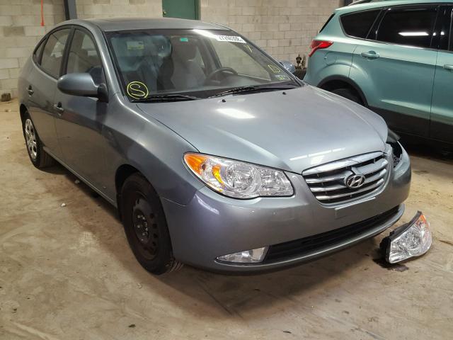 KMHDU4AD7AU927257 - 2010 HYUNDAI ELANTRA BL GRAY photo 1