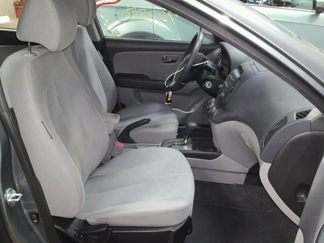 KMHDU4AD7AU927257 - 2010 HYUNDAI ELANTRA BL GRAY photo 5