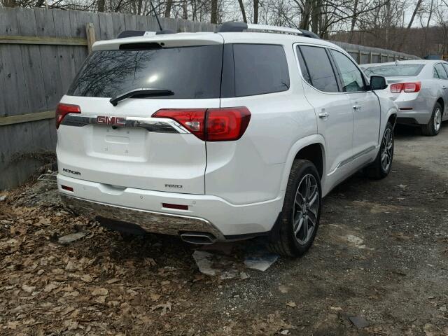 1GKKNXLS4JZ111653 - 2018 GMC ACADIA DEN WHITE photo 4