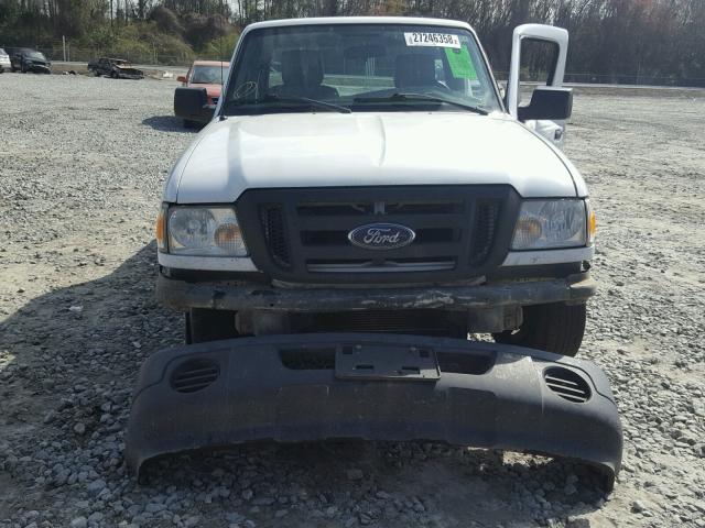 1FTKR1AD9APA34727 - 2010 FORD RANGER WHITE photo 9