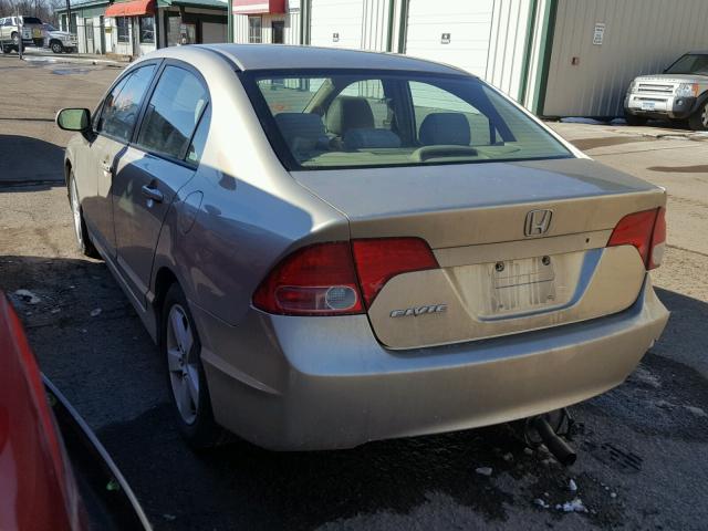 1HGFA16837L015712 - 2007 HONDA CIVIC EX GOLD photo 3