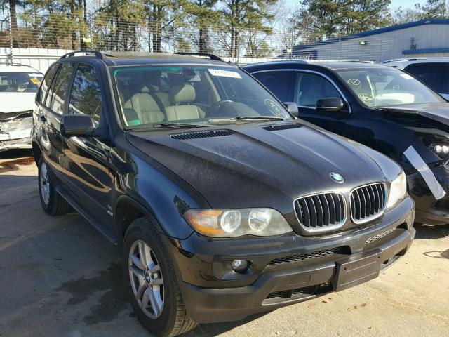 5UXFA13564LU43809 - 2004 BMW X5 3.0I BLACK photo 1