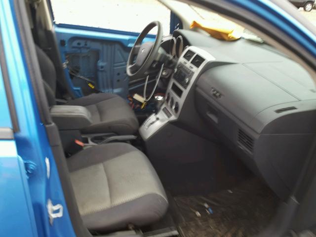 1B3HB48A99D147829 - 2009 DODGE CALIBER SX BLUE photo 5