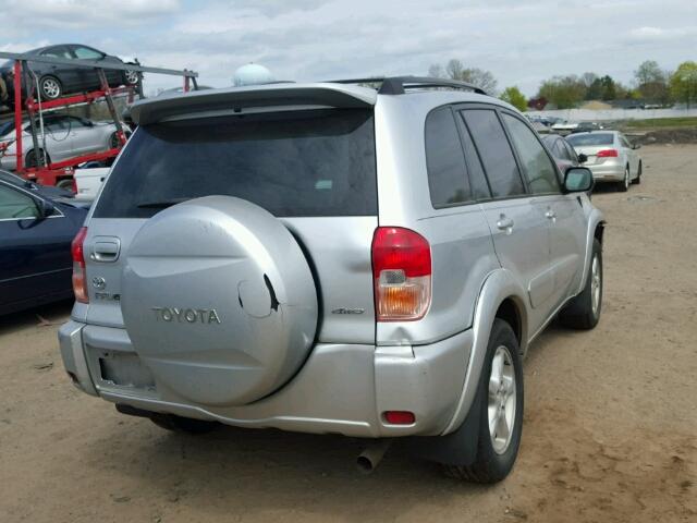 JTEHH20V226031443 - 2002 TOYOTA RAV4 SILVER photo 4