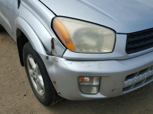 JTEHH20V226031443 - 2002 TOYOTA RAV4 SILVER photo 9