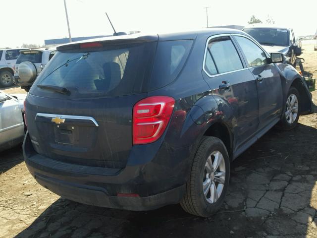 2GNALBEK7H1604976 - 2017 CHEVROLET EQUINOX LS BLACK photo 4