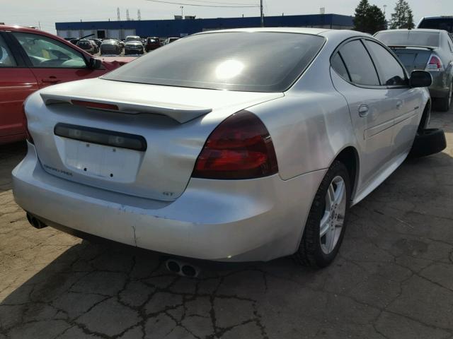 2G2WS522751345753 - 2005 PONTIAC GRAND PRIX SILVER photo 4