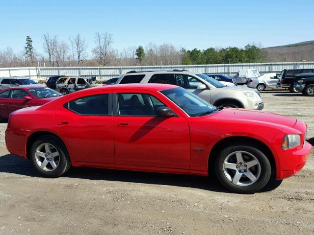 2B3KA33V99H509173 - 2009 DODGE CHARGER SX RED photo 9