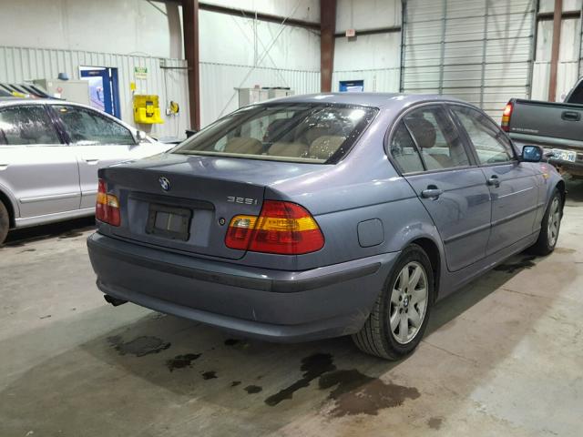 WBAEV33425KW19506 - 2005 BMW 325 I BLUE photo 4