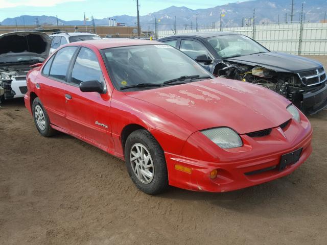 1G2JB524027398384 - 2002 PONTIAC SUNFIRE SE RED photo 1