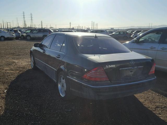 WDBNG75J96A476714 - 2006 MERCEDES-BENZ S 500 BLACK photo 3