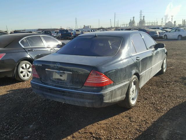 WDBNG75J96A476714 - 2006 MERCEDES-BENZ S 500 BLACK photo 4