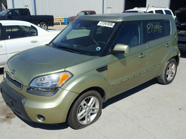 KNDJT2A27B7303035 - 2011 KIA SOUL + GREEN photo 2