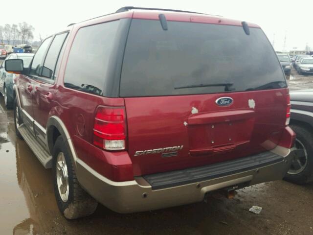 1FMFU18L84LA96589 - 2004 FORD EXPEDITION RED photo 3