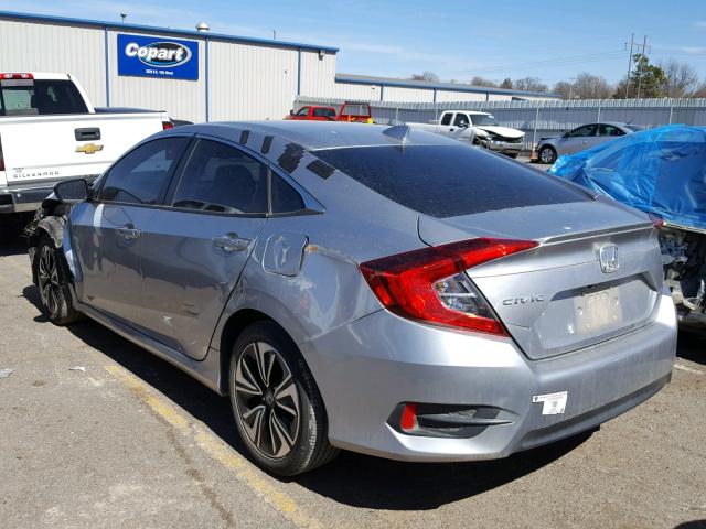 19XFC1F75GE015476 - 2016 HONDA CIVIC EXL SILVER photo 3