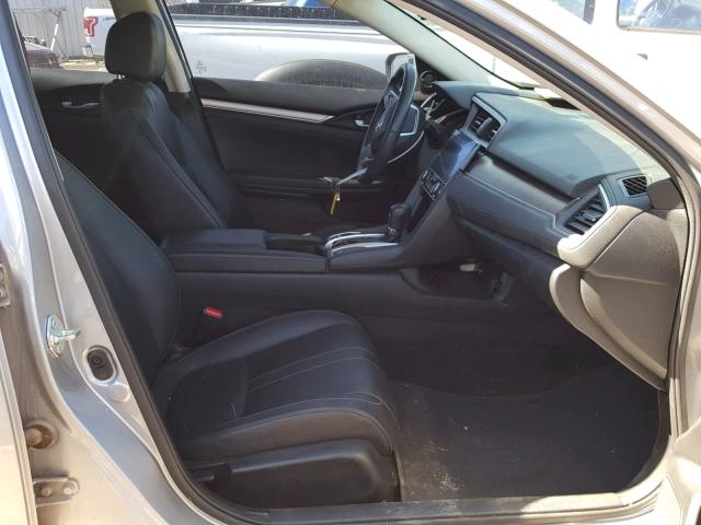 19XFC1F75GE015476 - 2016 HONDA CIVIC EXL SILVER photo 5