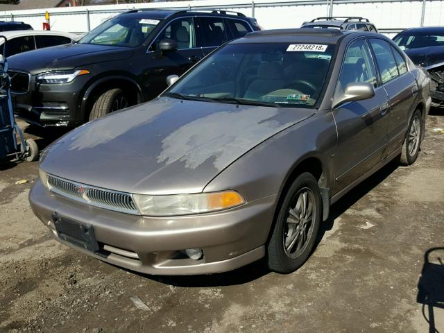 4A3AA46L8XE014717 - 1999 MITSUBISHI GALANT ES GOLD photo 2