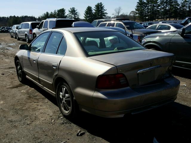 4A3AA46L8XE014717 - 1999 MITSUBISHI GALANT ES GOLD photo 3