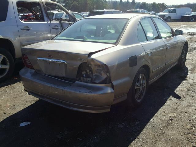 4A3AA46L8XE014717 - 1999 MITSUBISHI GALANT ES GOLD photo 4