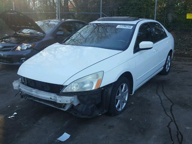 1HGCM66583A044688 - 2003 HONDA ACCORD WHITE photo 2