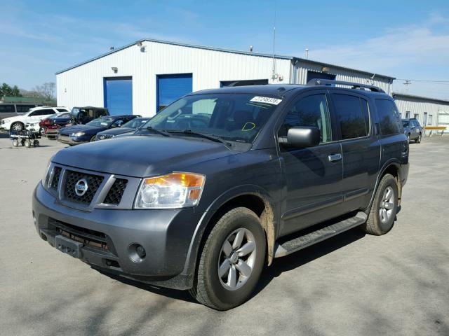 5N1BA0NDXDN612583 - 2013 NISSAN ARMADA SV GRAY photo 2