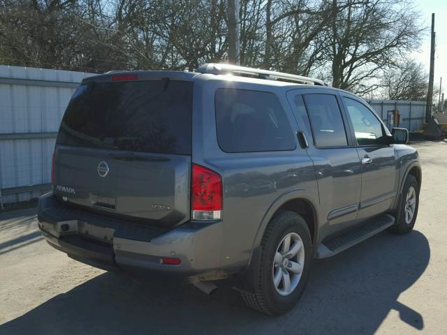 5N1BA0NDXDN612583 - 2013 NISSAN ARMADA SV GRAY photo 4