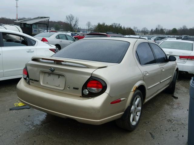 JN1CA31DX1T600055 - 2001 NISSAN MAXIMA GXE BEIGE photo 4