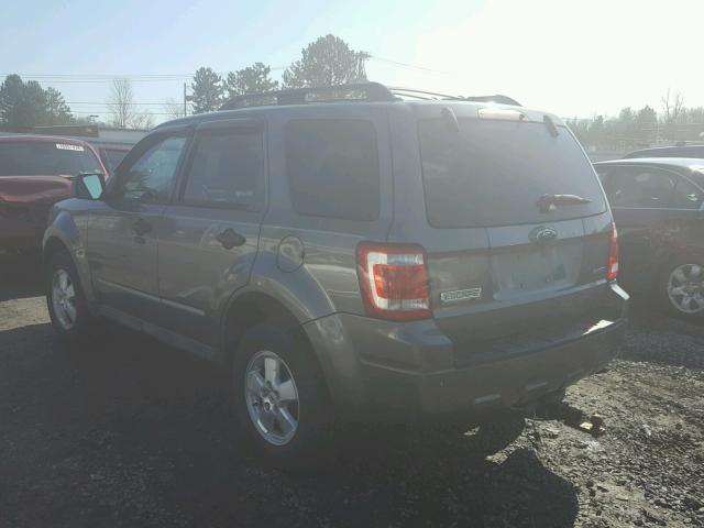 1FMCU93749KA87090 - 2009 FORD ESCAPE XLT GRAY photo 3