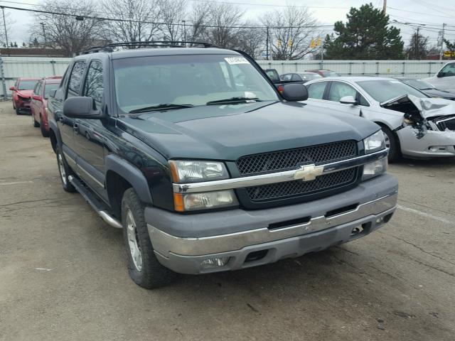 3GNEC12T84G179584 - 2004 CHEVROLET AVALANCHE GREEN photo 1
